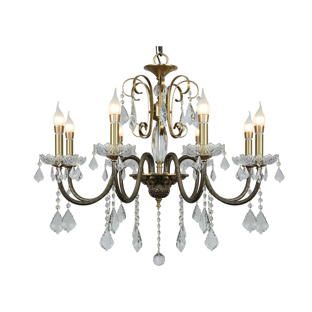 Lotte Candlestick Fountain Crystal Chandelier