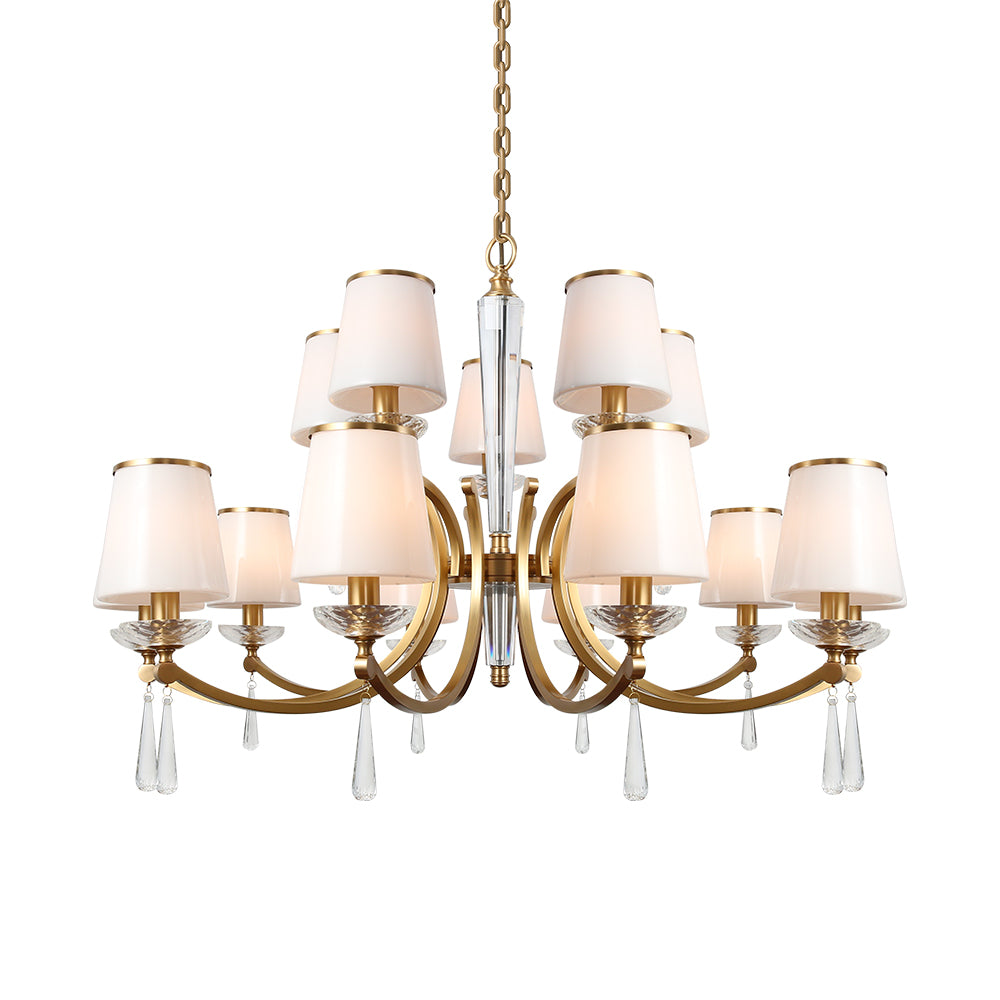 Elara Classic Crystal Chandelier