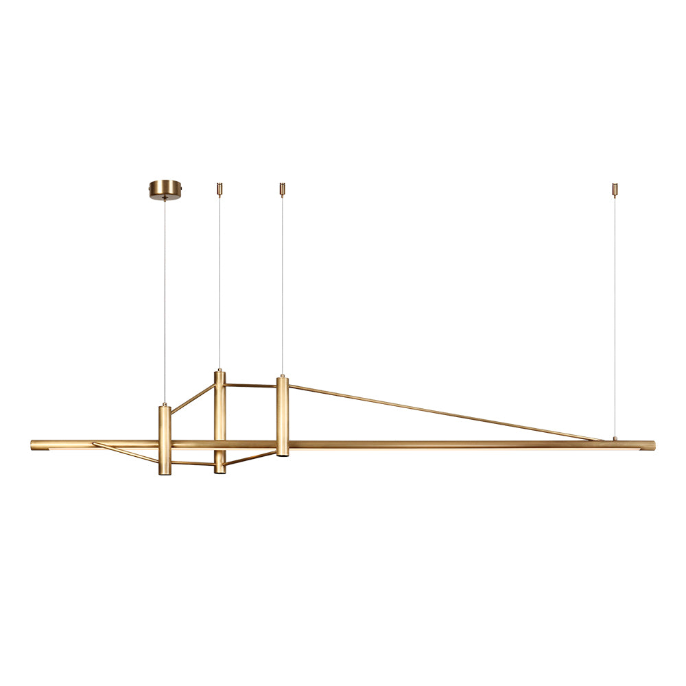 Modern Minimalist Line Dining Table Pendant Lamp For Restaurant