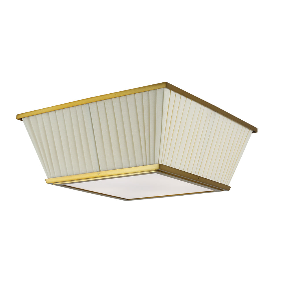 Ceres Handcrafted Fabric Flush Mount