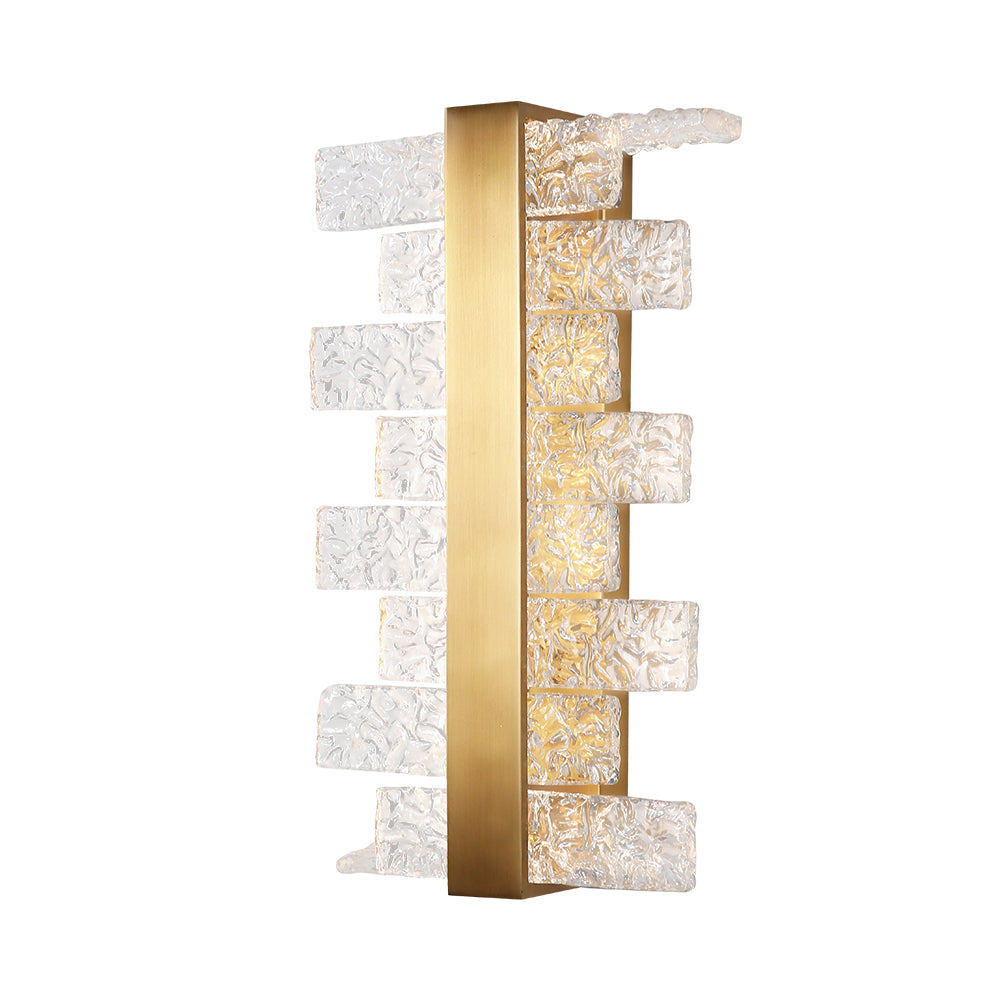 Percival Textured Glass Wall Sconce