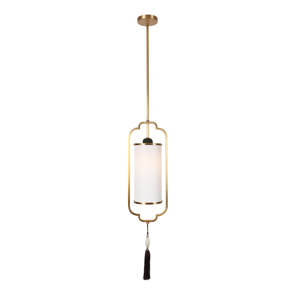 Simple And Retro Chinese-Style Bedside Lighting Decorative Pendant Lamp
