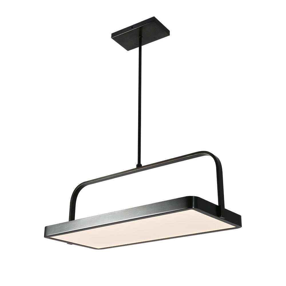 Simple Restaurant Studio Iron Panel Pendant Lamp