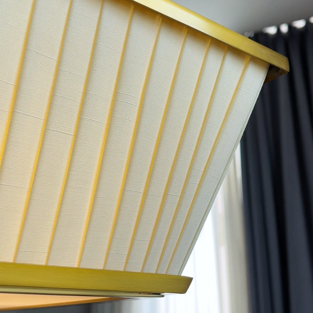 Ceres Handcrafted Fabric Flush Mount