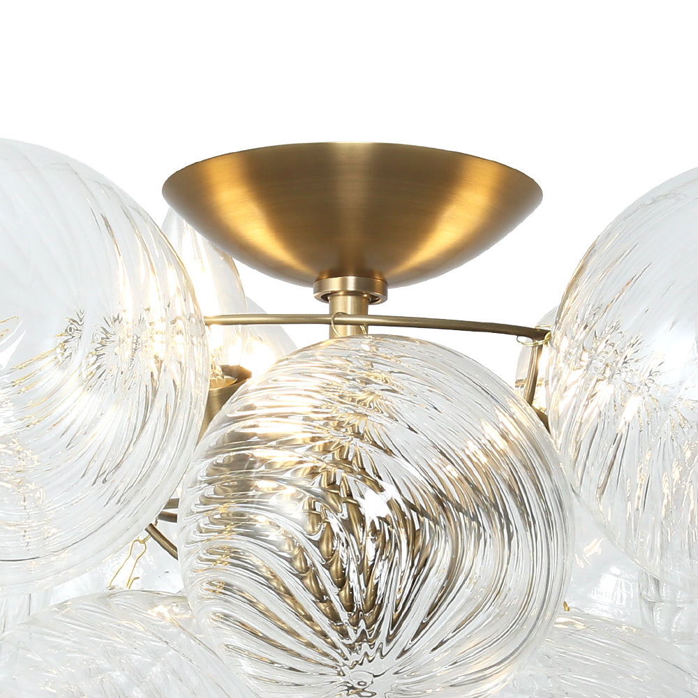 Chalice Multi-Layer Glass Ball Bubble Chandelier