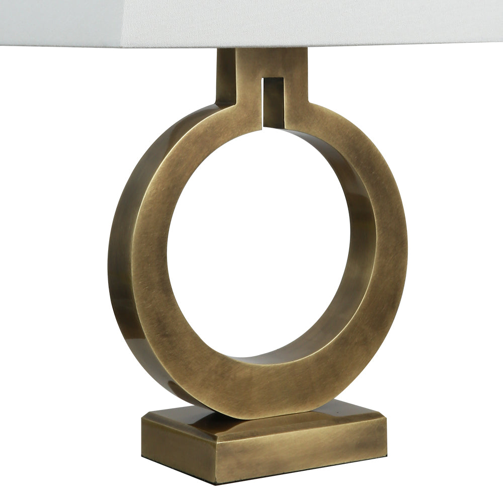 Nocturne Geometric Ring Task Lamp