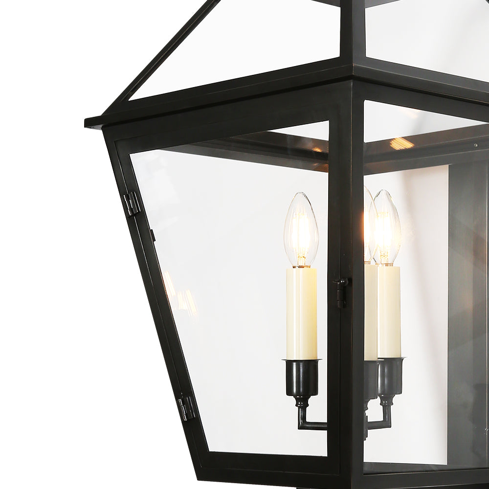 Nimbus Copper Glass Outdoor Light