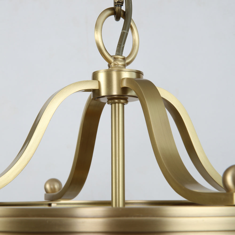 Evelyn Glass-Covered Birdcage Candlestick Chandelier