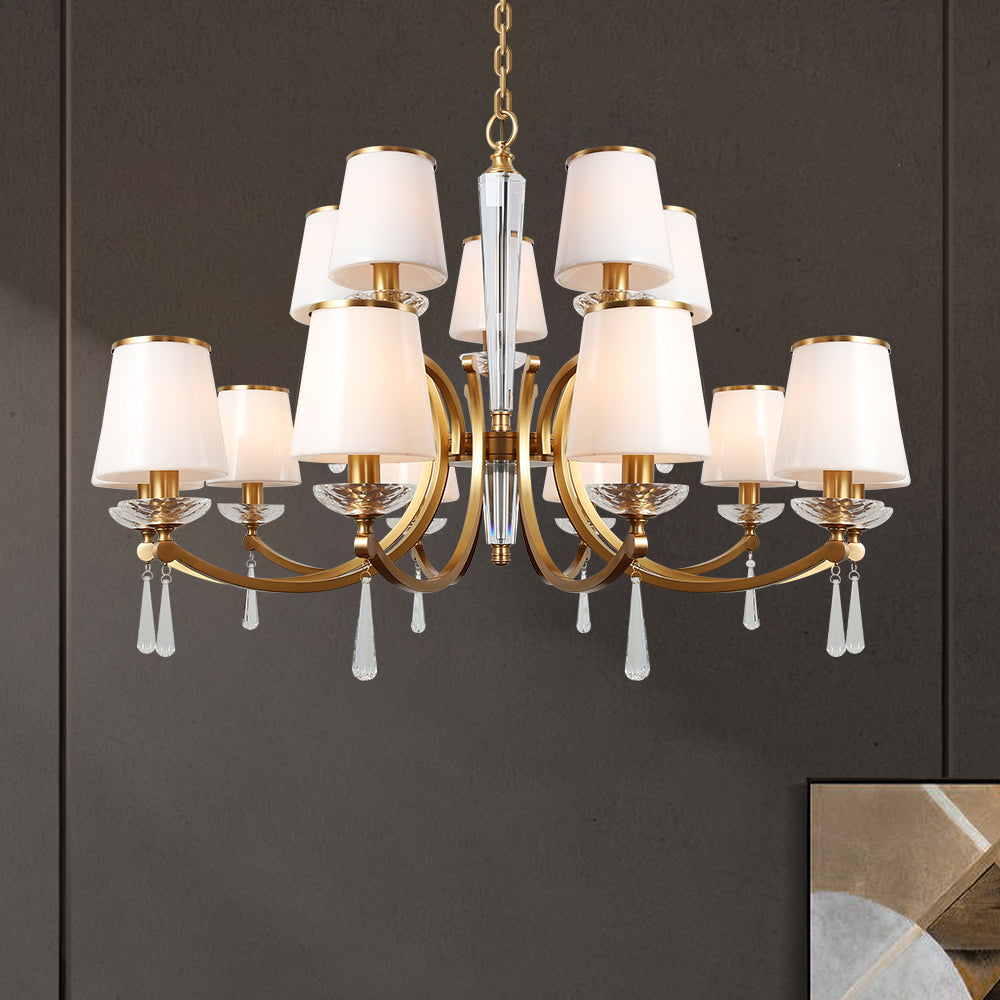 Elara Classic Crystal Chandelier