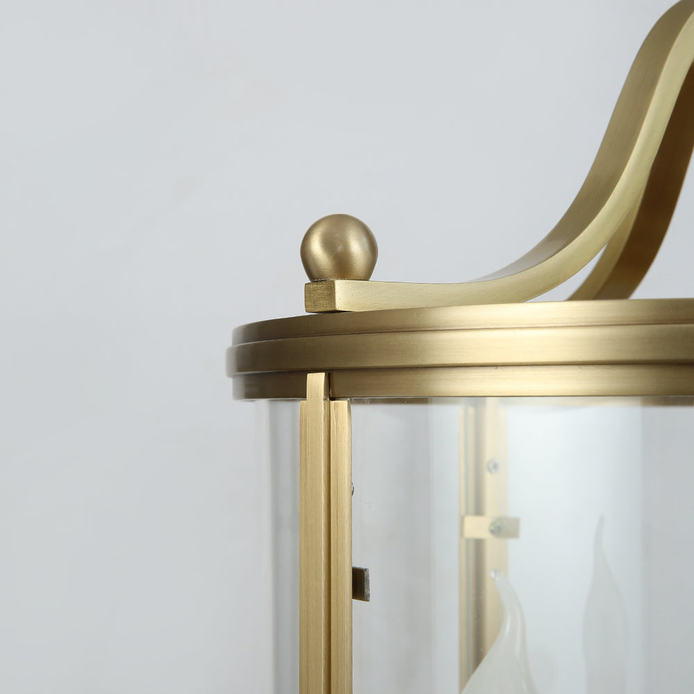 Evelyn Glass-Covered Birdcage Candlestick Chandelier