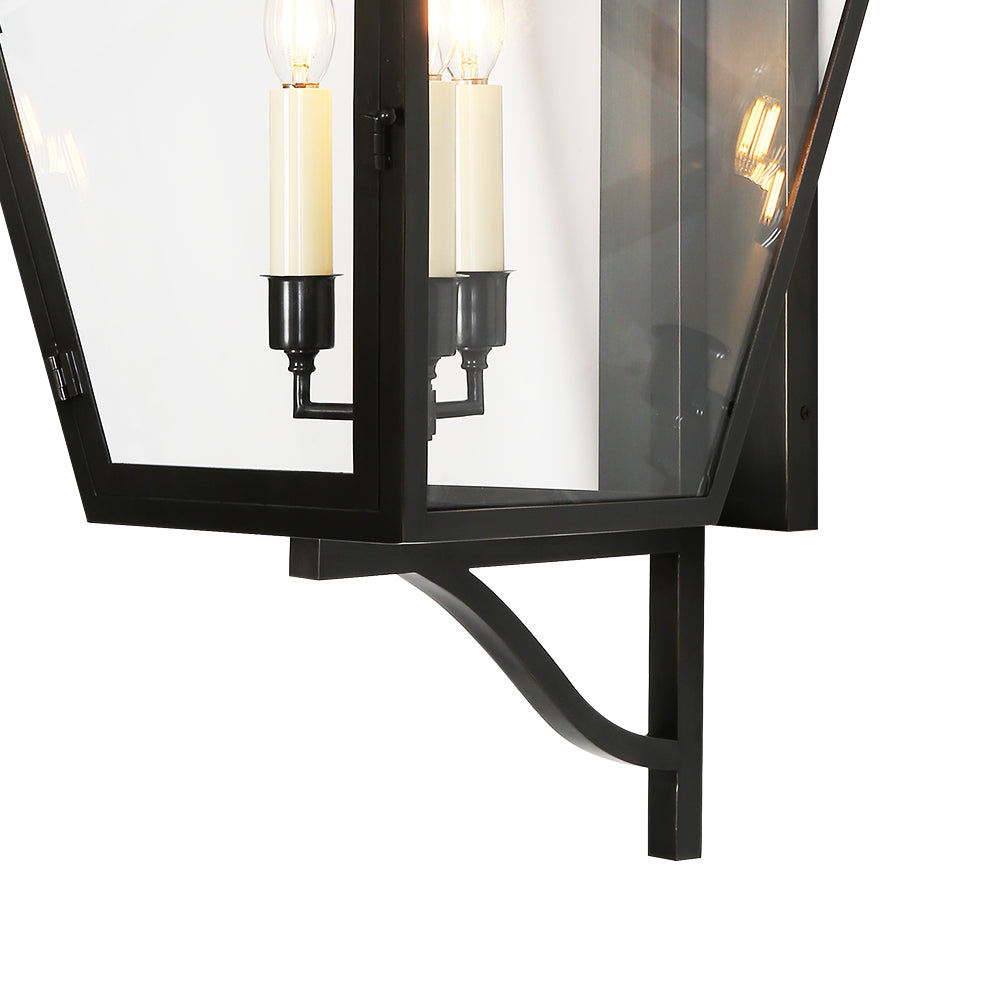 Nimbus Copper Glass Outdoor Light